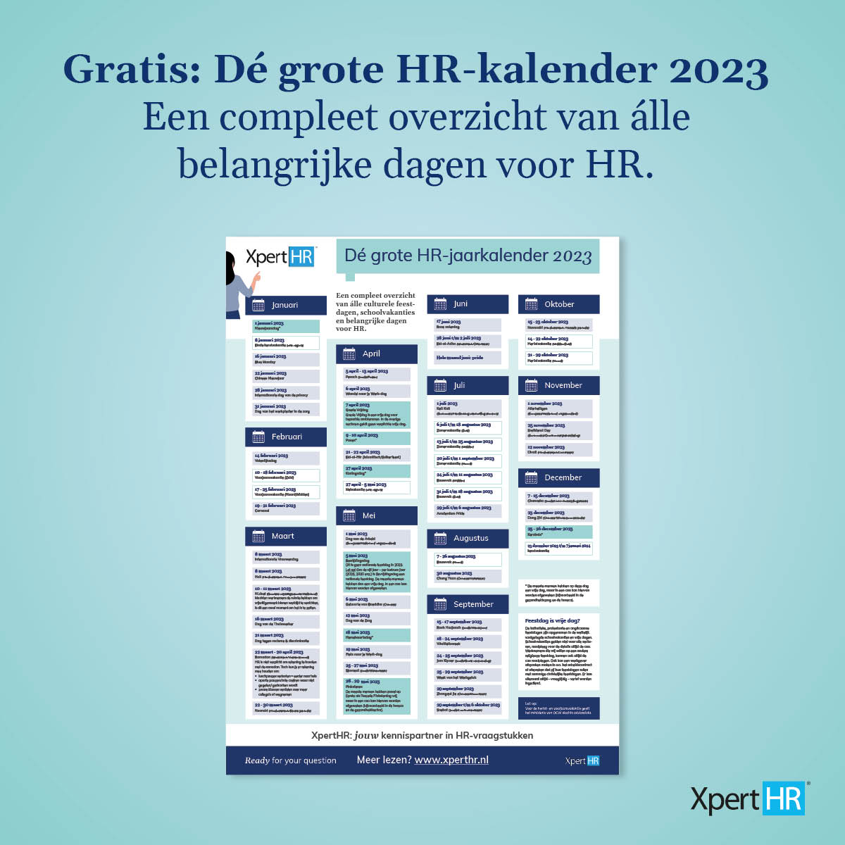 Kerkbank Aanvankelijk gips XpertHR - Dé grote HR-jaarkalender 2023
